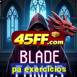 pa exercicios